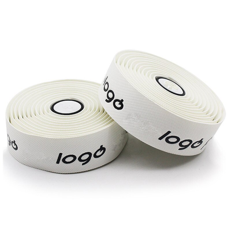 Proceler Fietsstuur Tape 3Mm Racefiets Fietsstuur Kurk Eva Pu Bar Tape Professionele Bike Stuurlint Wrap: White-Black