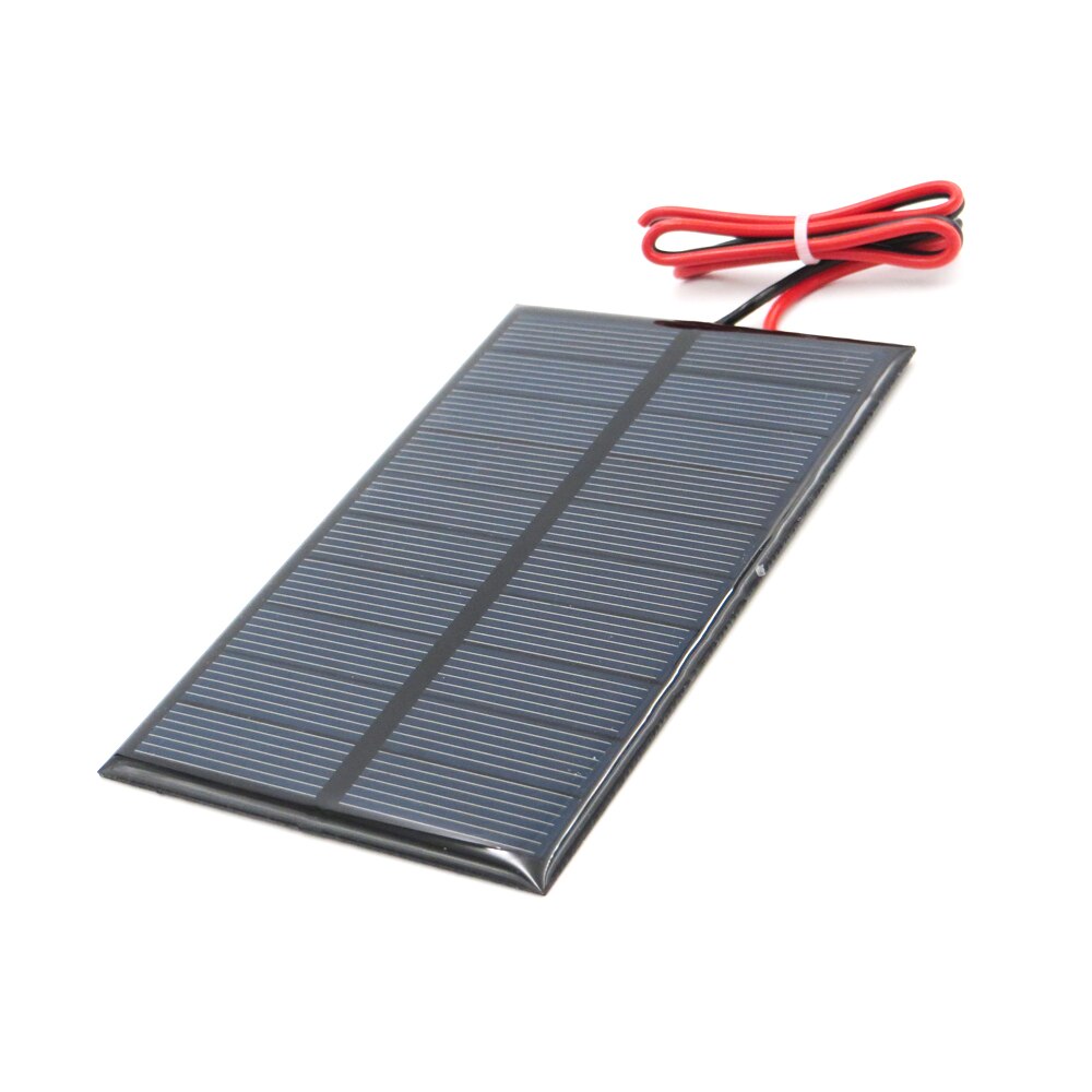 1pc x 5V 250mA with 30cm extend wire Solar Panel Polycrystalline Silicon DIY Battery Charger Small Mini Solar Cell cable toy