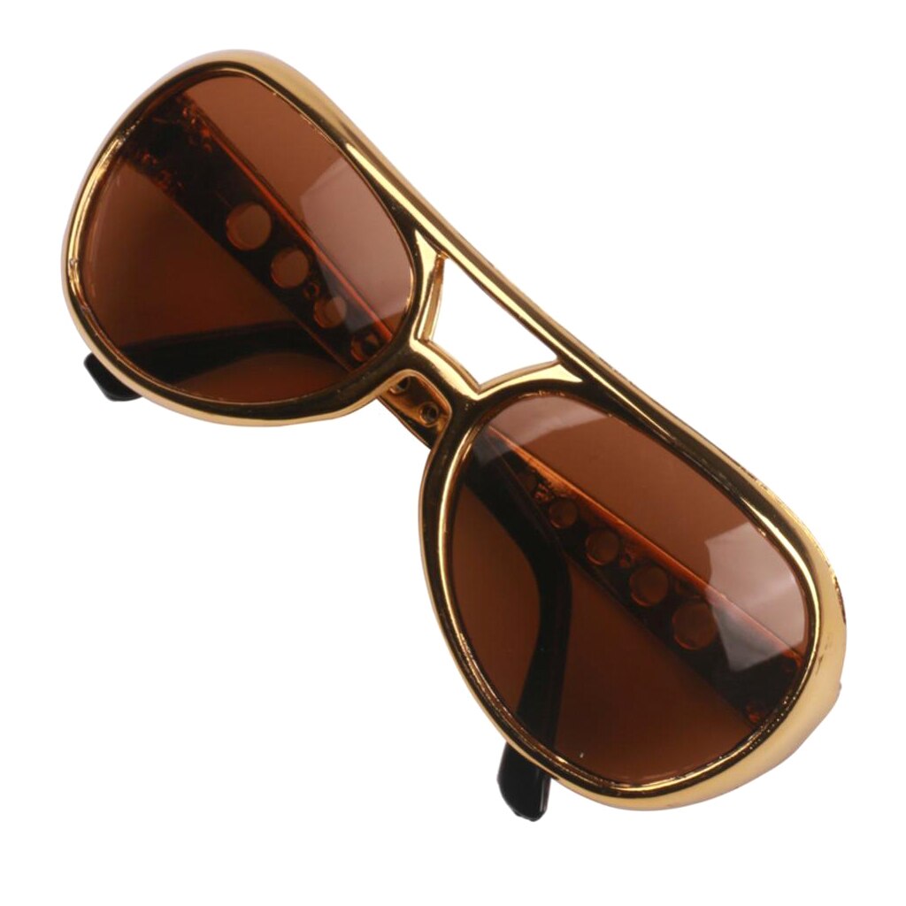 Glanzend Chroom Party Zonnebril 60's Rock Star Classic Eyewear Shades