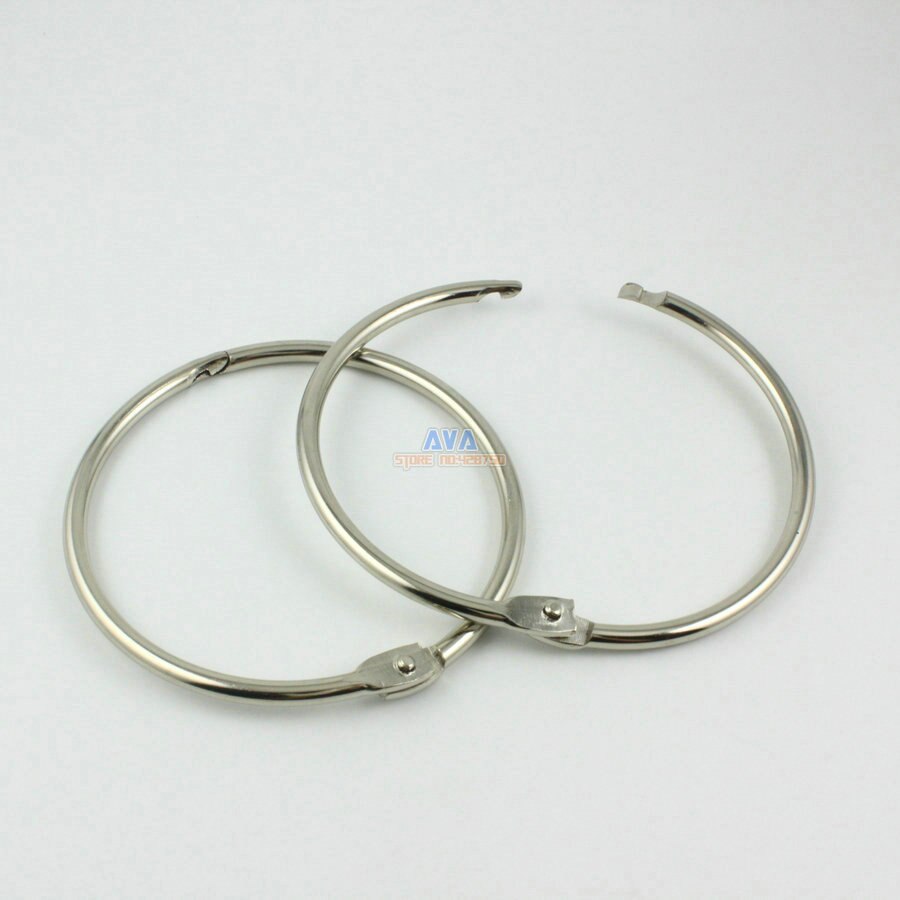 10 Stuks 76mm Metalen Gordijn Ringen Gordijn Open Ringen Sliding Haak Ringen