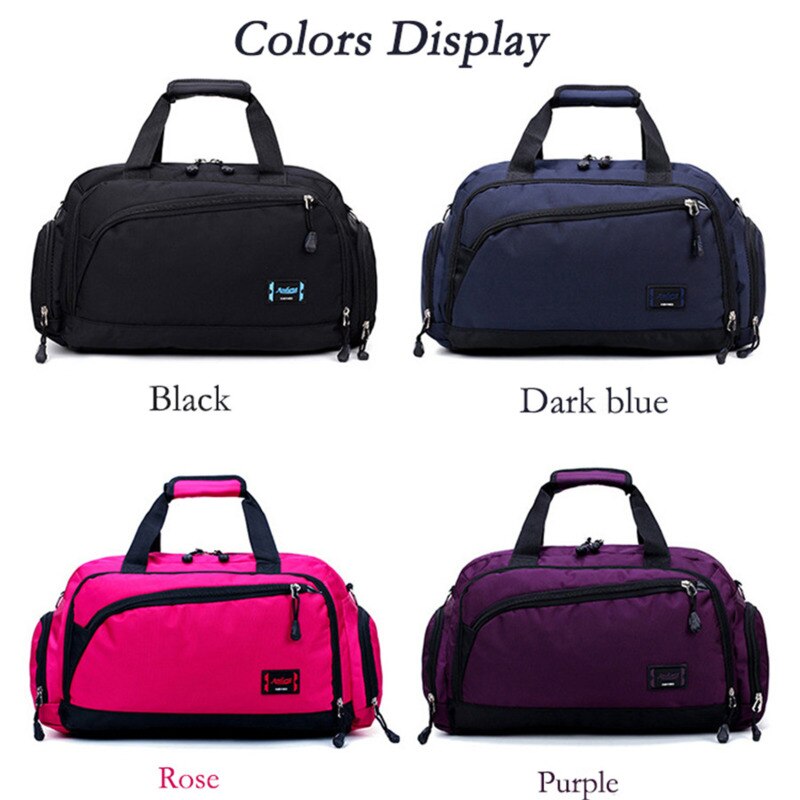 SNUGUG Men&#39;s Sports Gym Bags Cylinder One Shoulder Sport Bag Female Travel Bags Nylon Waterproof Dnylon Water Pouch Package