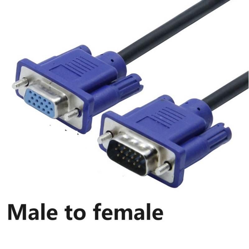 HD 15 Pin VGA Extension Cable VGA Male to female Computer Monitor Cable Video HDTV VGA computer tv display signal short cable