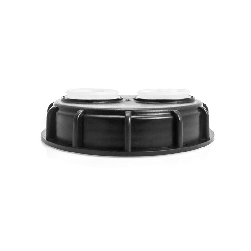 IBC Cap High Chemical Resistance Double Vent Holes 6.5 Inches, Fine Thread