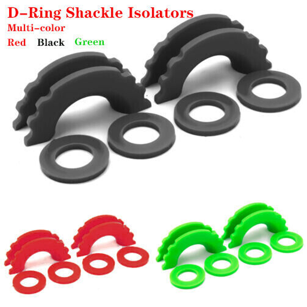 Aisladores de grilletes d-ring con arandelas para grilletes estándar de 3/4 ", protección de parachoques