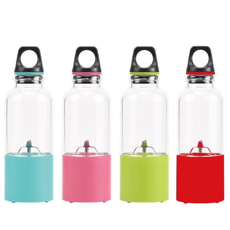 500ml 4- blads bærbar blender juicer maskine mixer elektrisk mini usb foodprocessor juicer smoothie blender kop maker juice