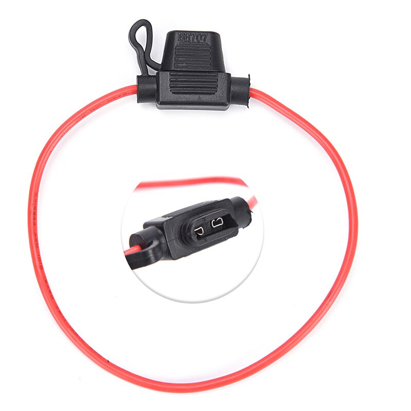 1Pc Wire In-Line Voor Auto Automotive Blade Zekering Zekeringhouder Kit Voor Vehical