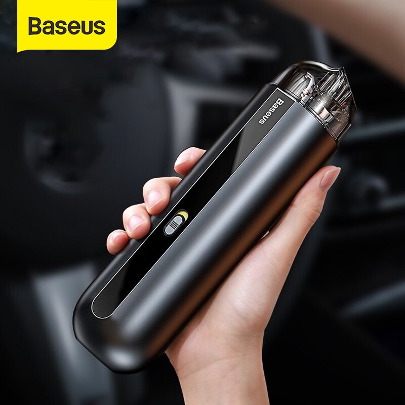 Baseus Draagbare Usb Auto Stofzuiger Draadloze Auto Vacuüm 5000Pa Zuig Handheld Auto Mini Stofzuiger Voor Thuis/auto/Kantoor