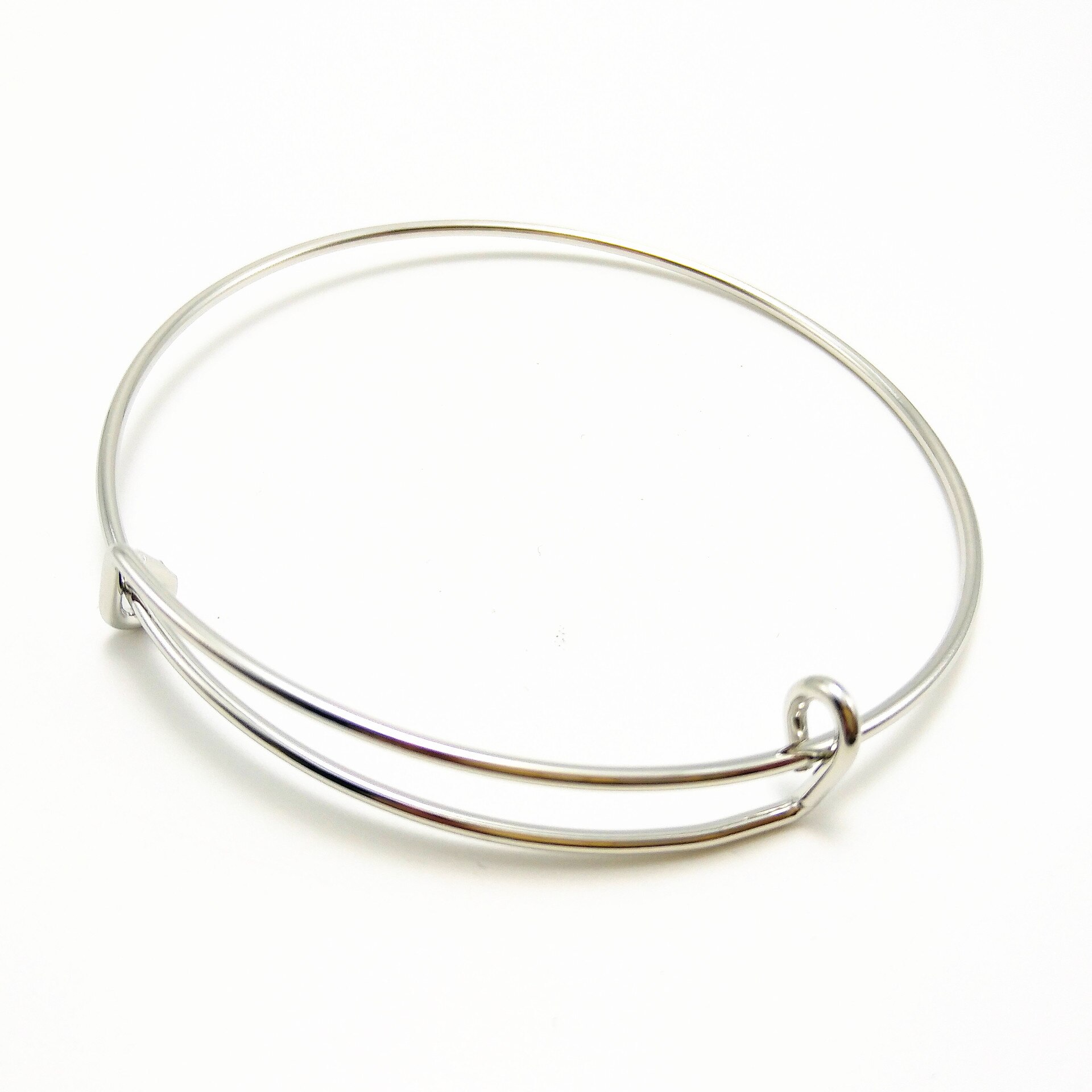 Bracelet For Women Alex And Ani Adjustable Stainless-Steel Cable Bangle Bracelets With Charms Bracelet Femme Jewelry: SteelColor
