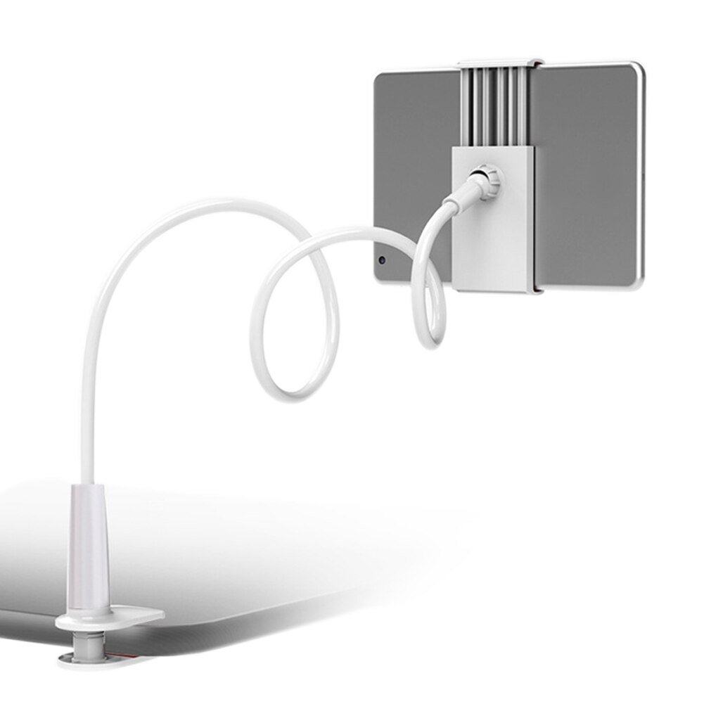 Universal 360° Flexible Table Stand Holder - For iPhone, iPad, Tablets: White
