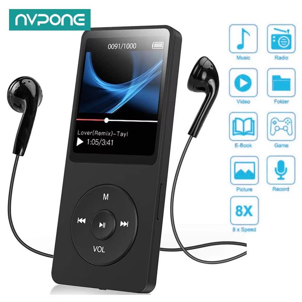 Bezstratny odtwarzacz muzyczny Bluetooth MP4 MP3 Wyświetlacz TFT LCD Walkman Obsługa e-booków Karta TF Rejestrator audio Bezstratny dźwięk Odtwarzacz MP3
