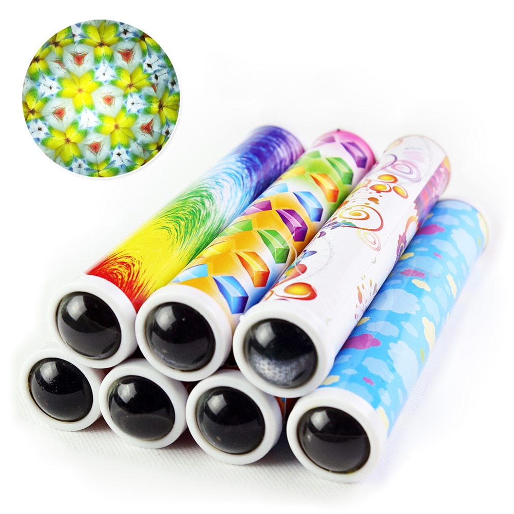 1Pcs Classic Toys Scalable Extended Rotating Kaleidoscopes Colorful World Toy For Kids Children Educational Science Toy