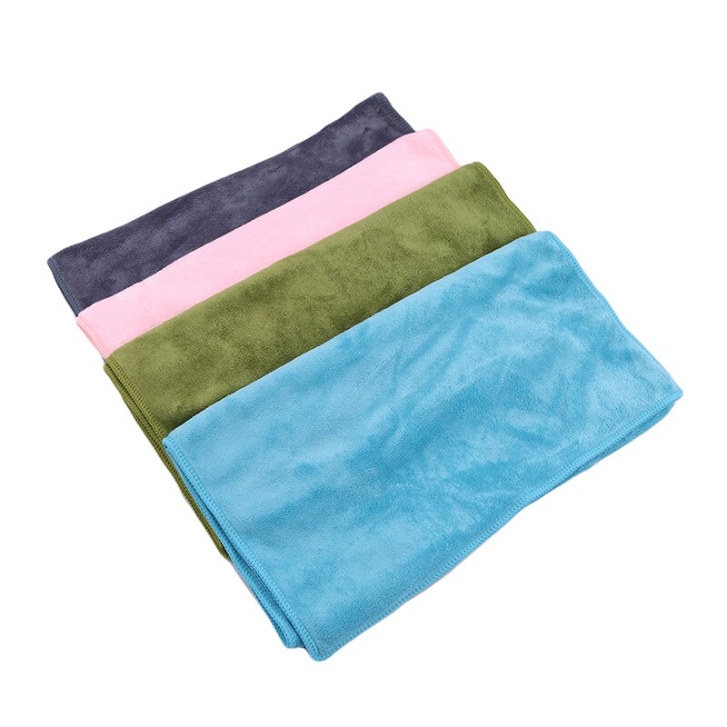 Nuttig Grote Dikke Zachte 75x35 cm Absorberende Polyester Fiber Beach Drogen Bad Washandje Douche Handdoek