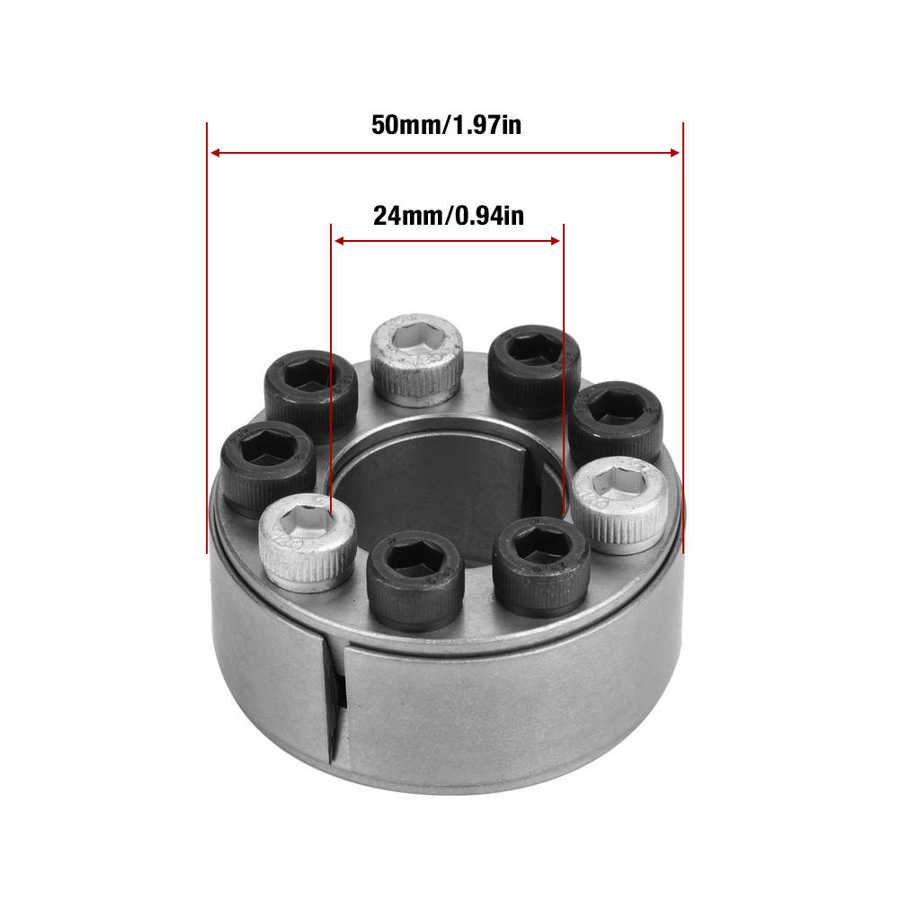 Shrink Disk Z2 Keyless Bushing Expansion Joint Sleeve 24mm ID 50mm OD Stable