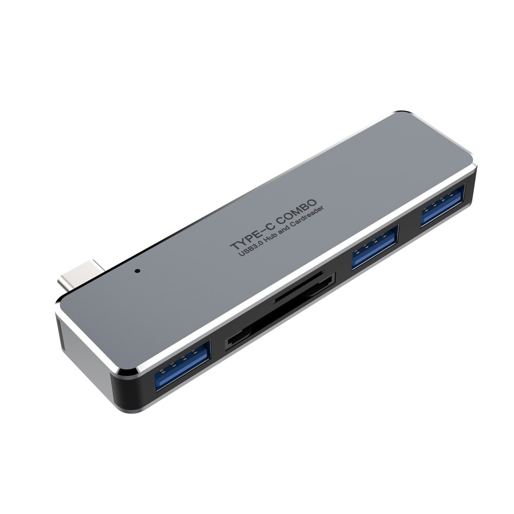 WITCHEE USB C Combo Laptop Docking Station Mini 3.0 USB Hub Card Reader for Laptop Macbook HP DELL Surface Lenovo Samsung Dock