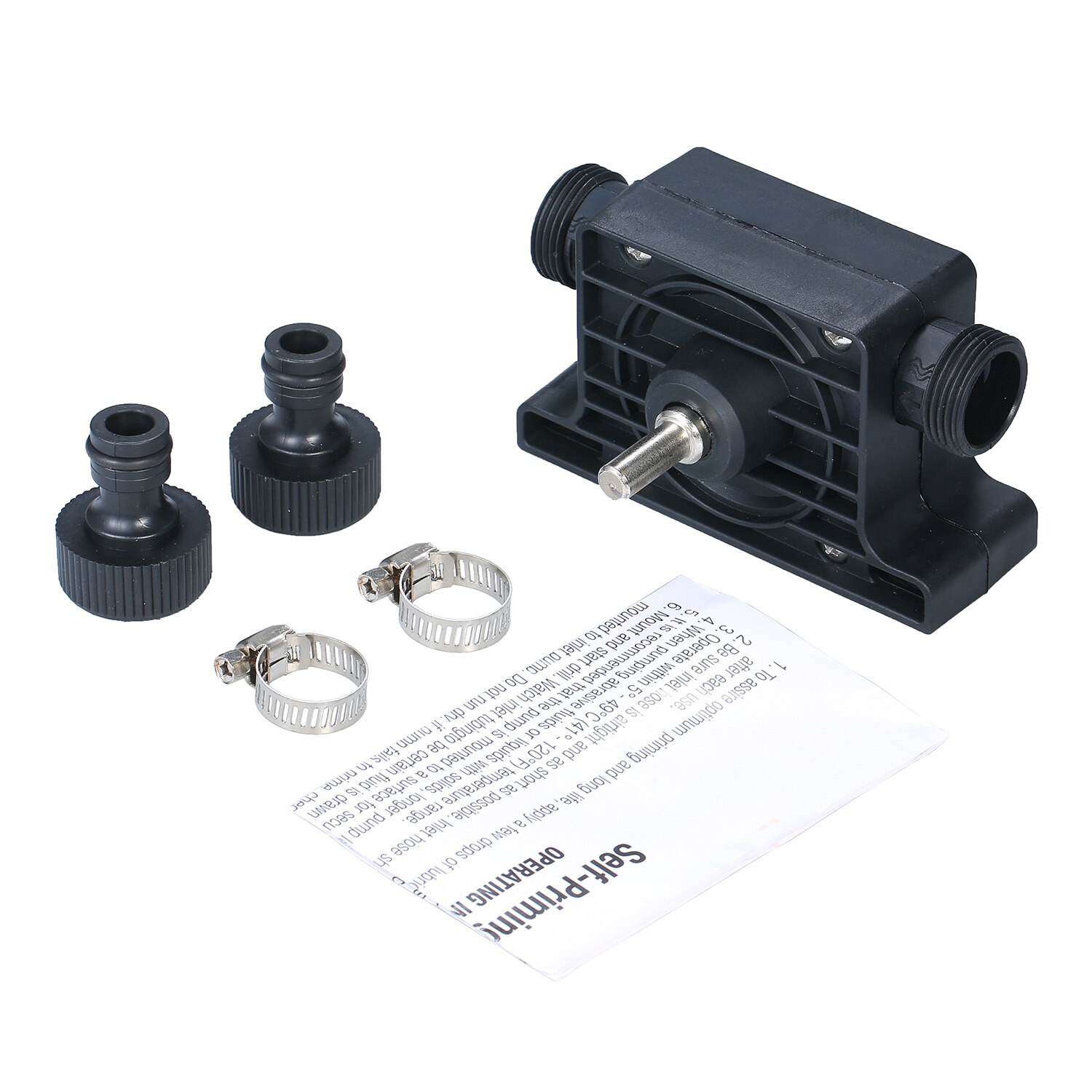 Portable Pump Mini Electric Drill Drives Large Flow Pump Pump Comes Standard With Two Connectors High flow: Default Title