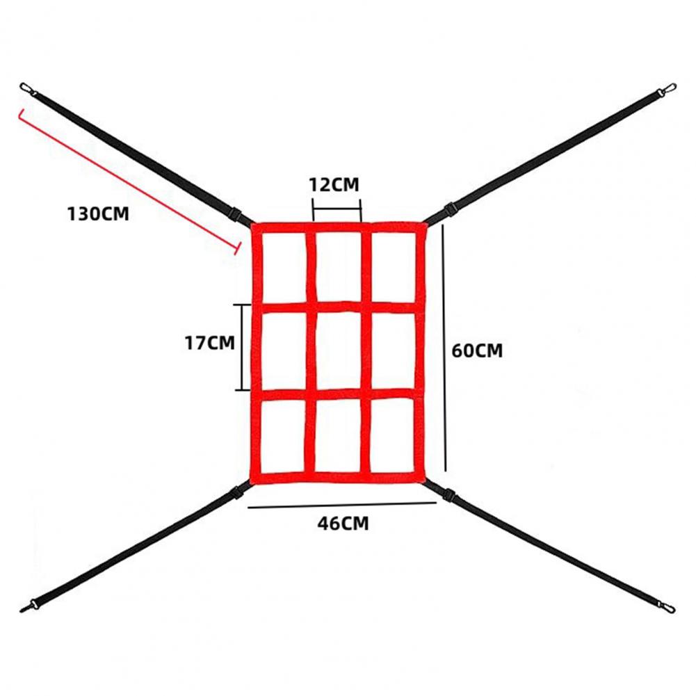 Honkbal Strike Zone Target Honkbal Target Net Verbeter de honkbalvaardigheden met verstelbaar Strike Zone Target Net voor gooien