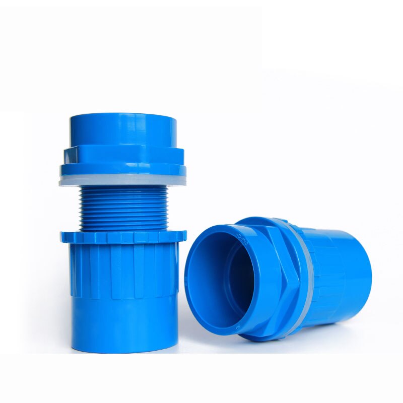 20-50mm PVC Pipe Connectors Thicken Fish Tank Pipe Drainage Connector Garden Drain UPVC Pipe Adapter Water Supply Pipe Fittings