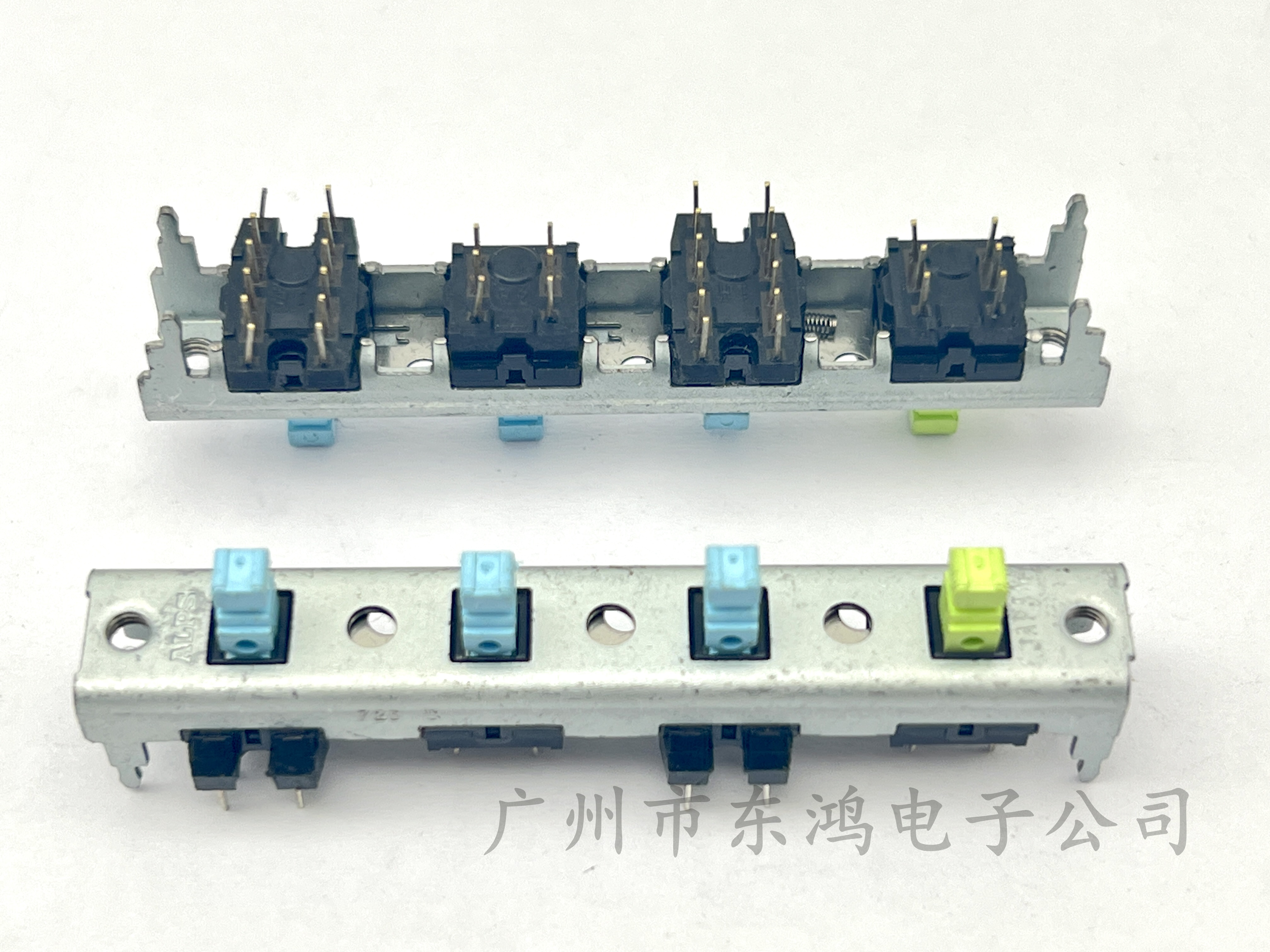 1 PCS brand alps imported from Japan Interlocking piano key switch 4 digits 6 pins 10 feet Self-locking button one reset 4 c