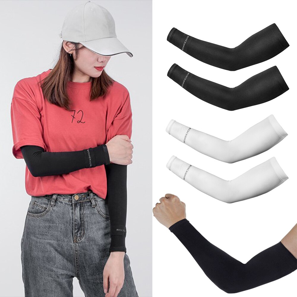 1 Pairs Unisex Cooling Arm Sleeves Cover Fietsen R... – Grandado