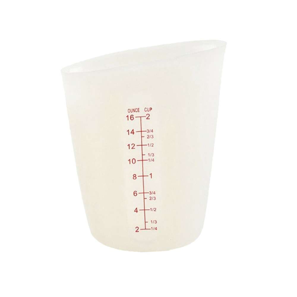 250/500Ml Siliconen Maatbeker Flexibele Chocolade Boter Meel Cups Keuken Meet Cup Bakken Tools Accessoires