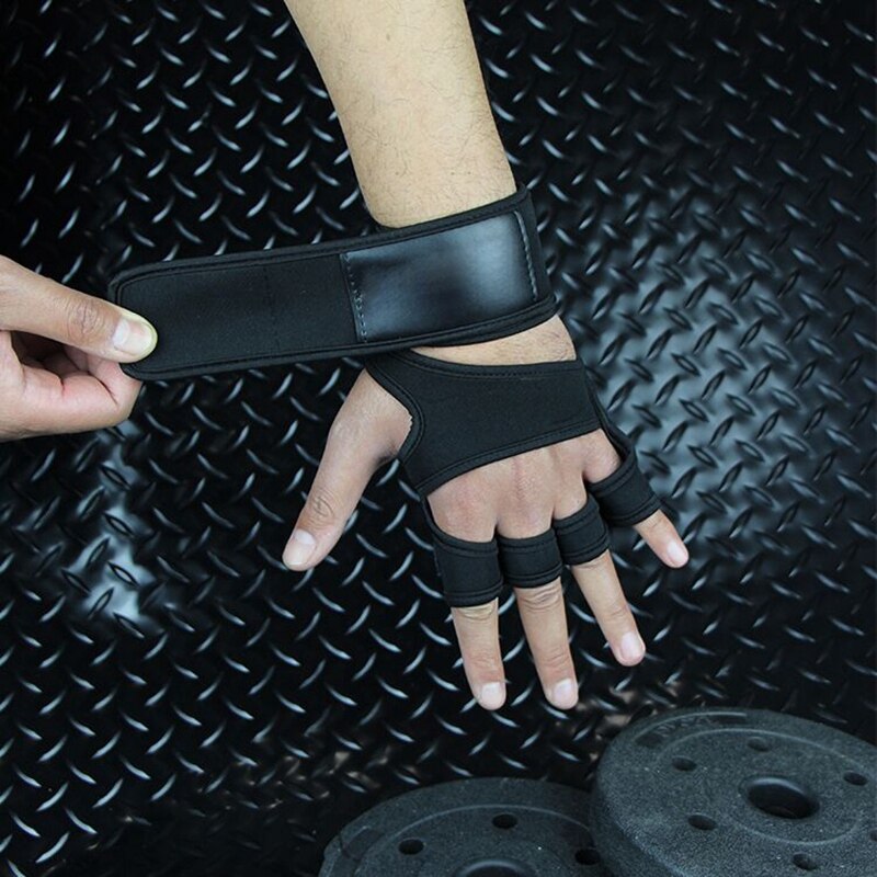 Fitness handsker palmer gym håndvægte udstyr sportshandsker tryk armbånd træning vægtløftning handsker små