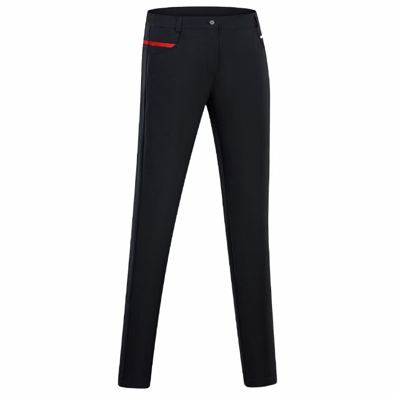 women's Golf pants in summer: Black / XXL