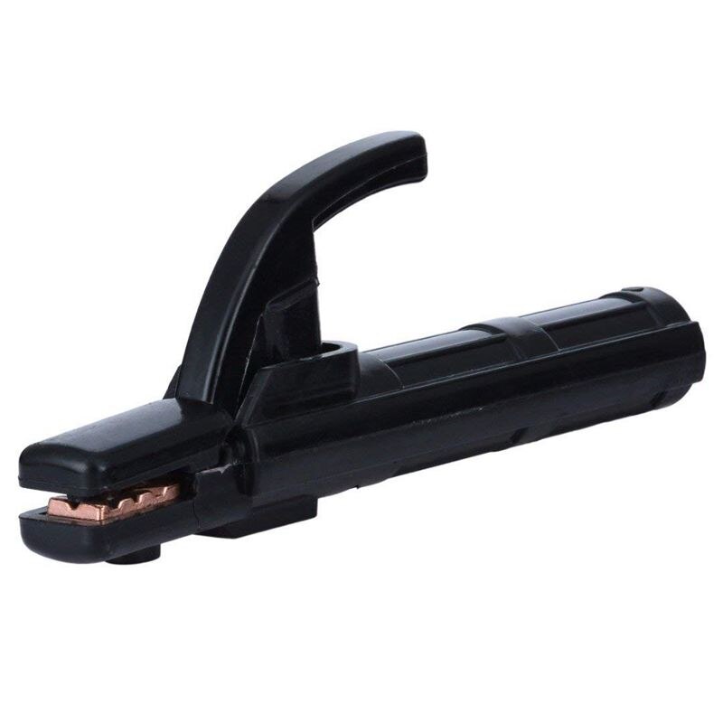 1 varilla de soldadura de cobre con soporte para electrodos 300A, herramienta de abrazadera de Mango antideslizante para minería de fábricas de barcos