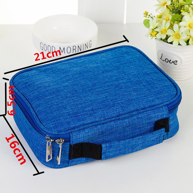 School Potlood Gevallen Voor Meisjes Jongen Pencilcase 72 Gaten Pen Box Canvas Multifunctionele Opbergtas Case Pouch Briefpapier Kit