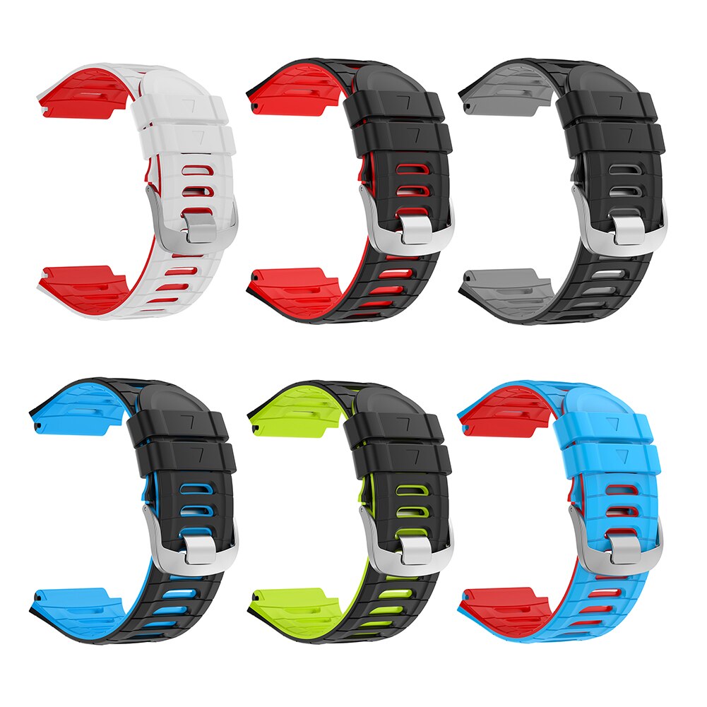 Silikon armband för garmin forerunner 920xt färgglada ersättningsarmband träning sport klockband armband+ verktyg