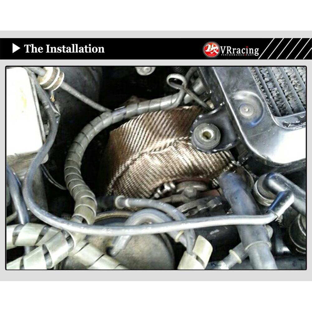 Turbo Blanket Heat Shield Cover Turbo Protection Cover Turbocharger Insulation Cover Titanium Fiber Turbine Cover