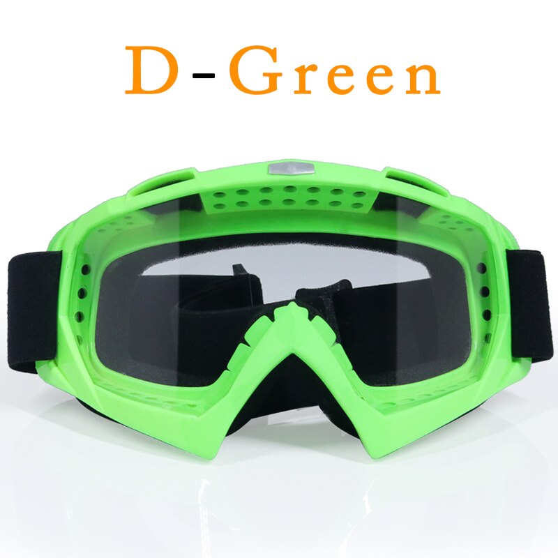 Dla dorosłych gogle Motocross motocykl motor okulary Cross Country elastyczne przezroczyste soczewki Ooculos de grau: 18