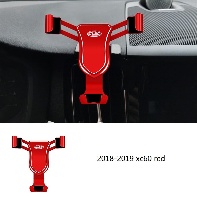 for volvo xc60 dedicated mobile phone holder car phone holder car accessories: Red