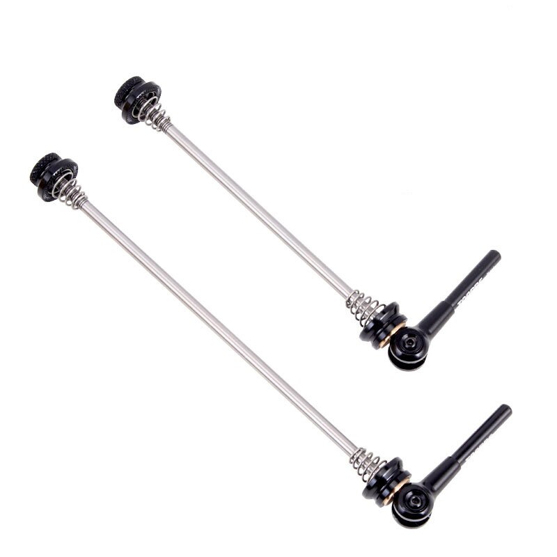 Bicycle Quick Release Skewer Titanium Alloy Quick MTB Road Bike Wheel Hub Fixed Tie Rod Cycling Axis Skewers Tools BC0646: Black
