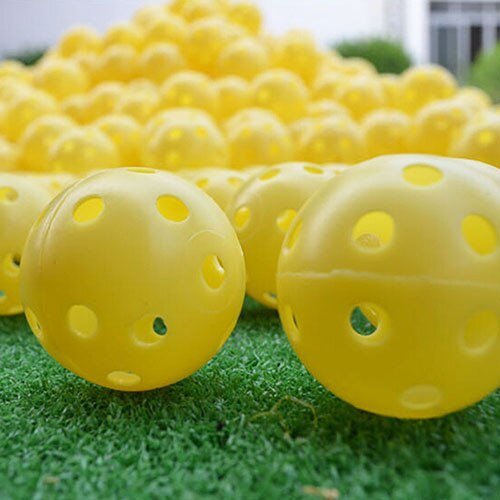 6 uds interior pelota de golf pelotas para practicar golf Luz de bola de Golf entrenamiento agujero golf principiante práctica