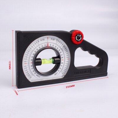 High-precision Pitch and Slope Locator with/ without Magnetic Handheld Multi-function Slope Measuring Instrument Slope Meter: Without magnetic