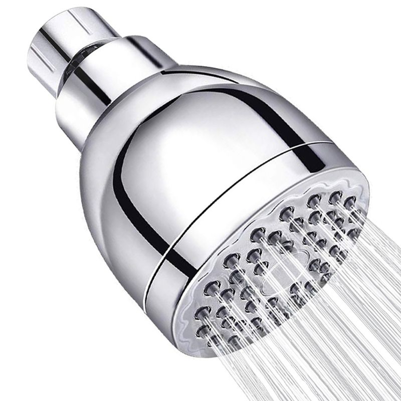 High Pressure Shower Head Anti-leak Wall Mounted Showerhead with Adjustable Swivel Ball Joint for Home Bathroom: Type A