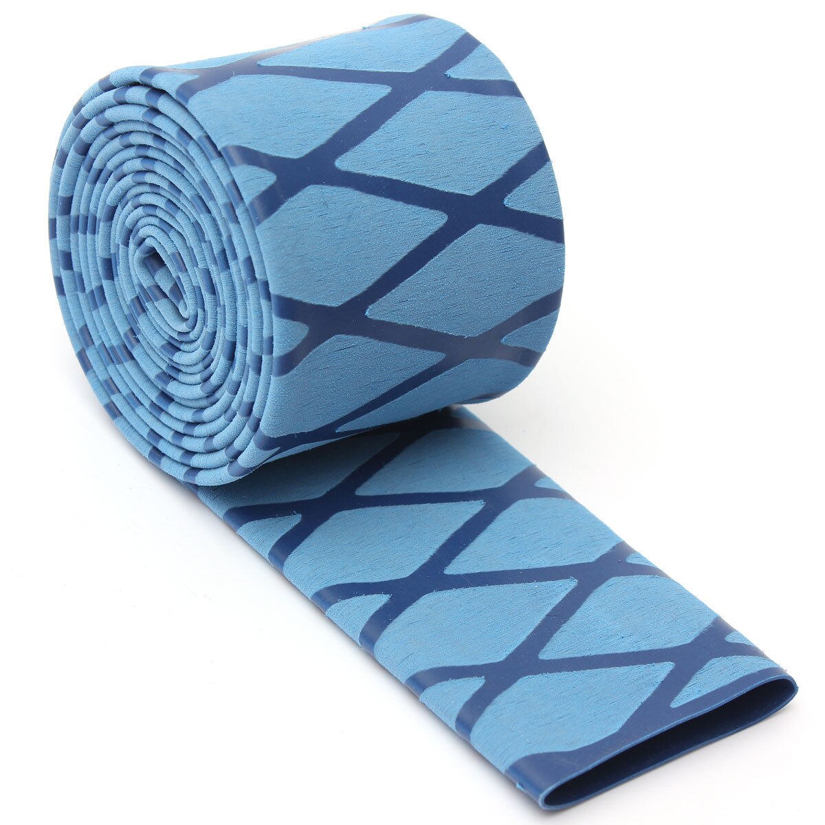 Shrink Non-Slip Silicone Rubber Fishing Rod Protective Grip Tube Fishing Rod Racket Sleeving Handle Heat Shrink Wrap Tube: Blue 1x0.2cm