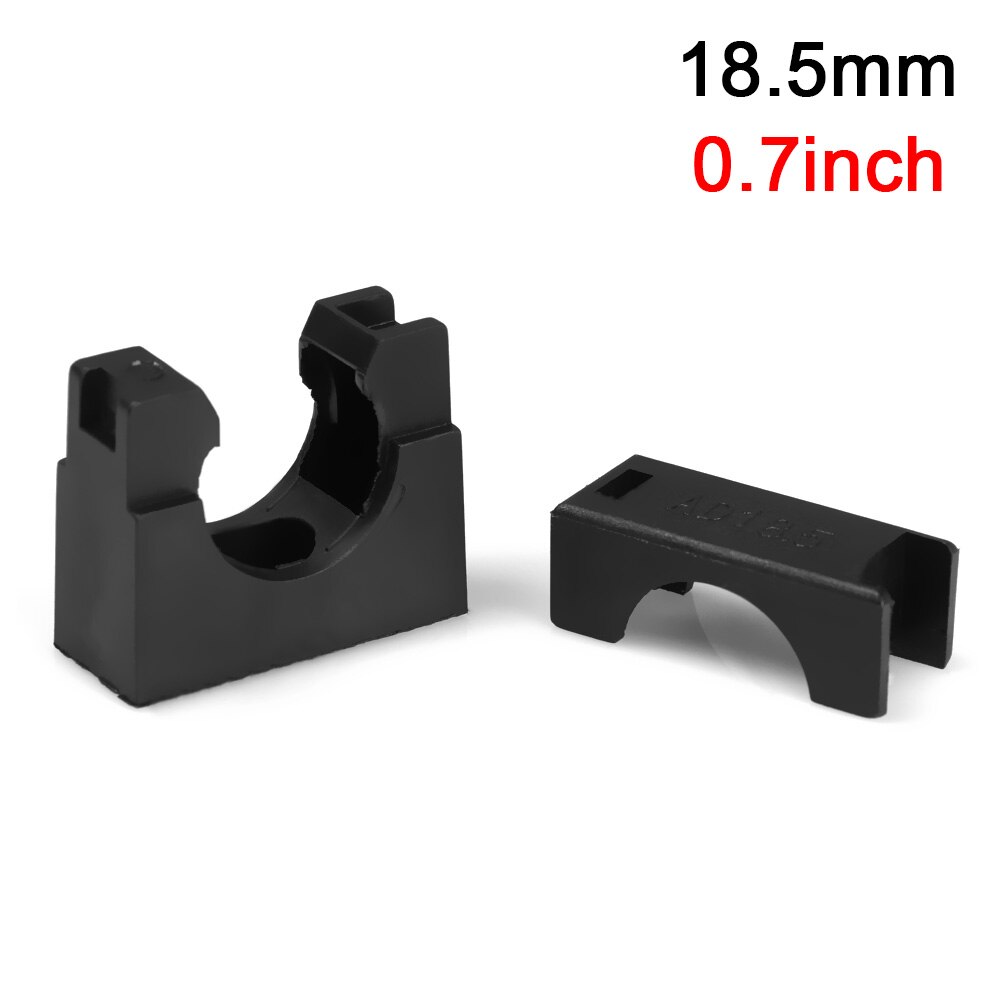 5Pcs PVC Pipe Clamps Water Pipe Support Bellows Hose Hoop Buckle Wire Cable Fixing Holder Organizer 10-28mm Electrical Fittings: 18.5mm
