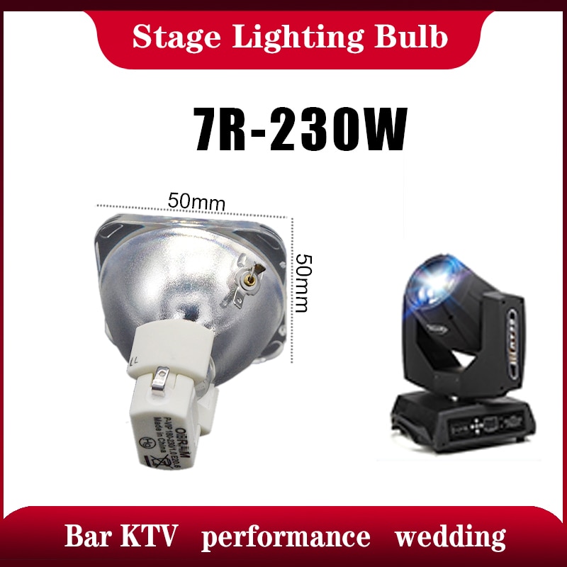 2R 5R 7R 10R 16R 20R Lampe Moving Head Strahl Glühbirne MSD Bühne Moving head Sharpy Strahl Moving head glühbirne/SX-AC028: 7R  230W E20.6