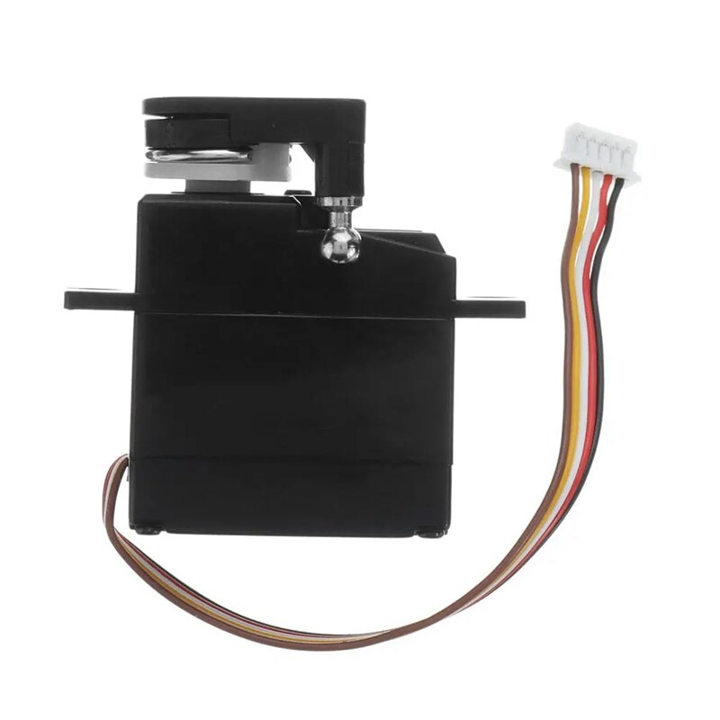 Servo de dirección para coche teledirigido, engranaje de plástico de 5 cables para HS 18301 1,5 18301 18302 18311 18312G 4WD, 1/18-34 2,4 KG: Default Title