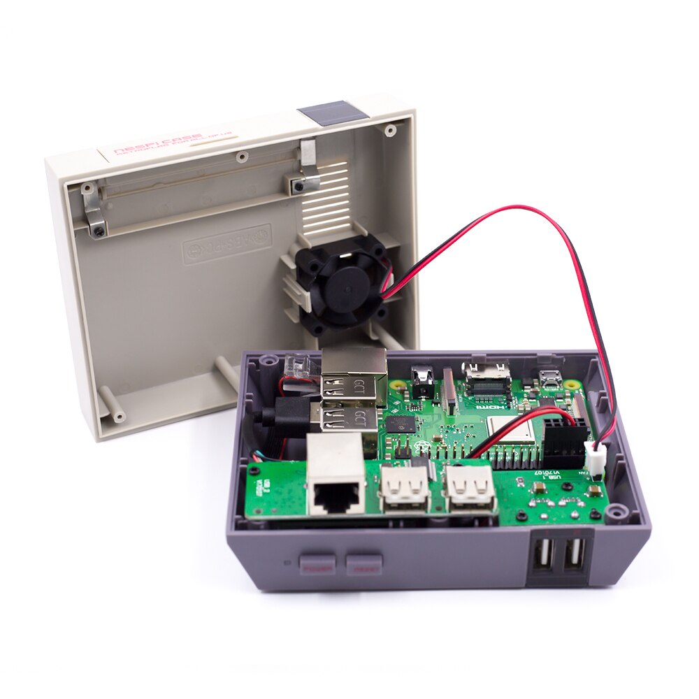 Carcasa NESPi Raspberry Pi 3, modelo B, carcasa clásica NES, consola de juegos para Raspberry pi 3, 2B, B +