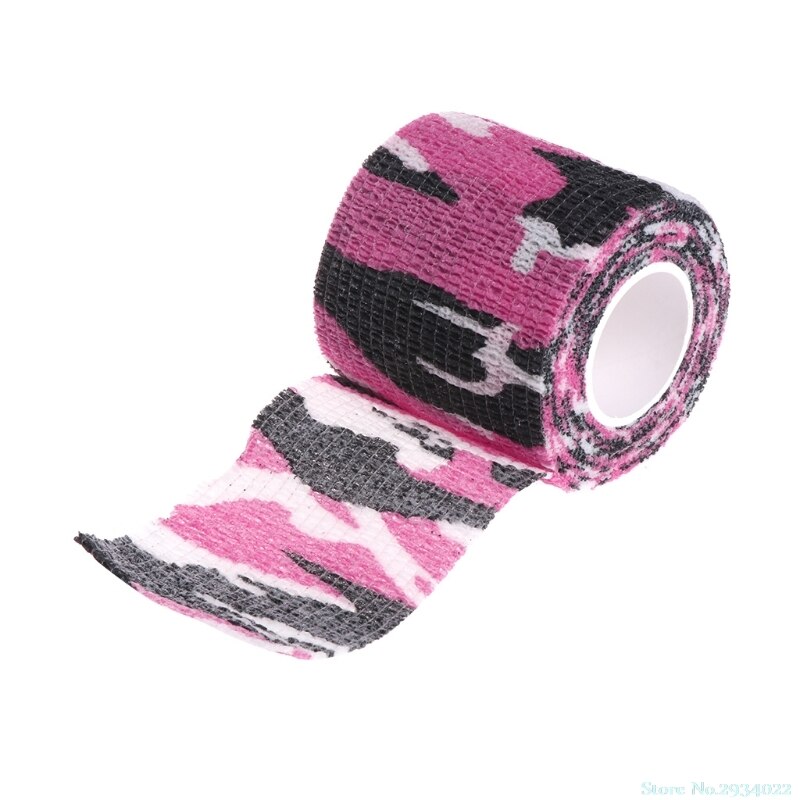 Multifunktionelt camouflagebånd klæbende rulleindpakning rulle udendørs beklædning elasticitet bandage 4 type