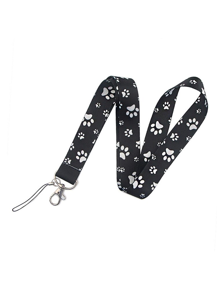 1pc Universal- Hund Pfote praktisch Schlüsselband Riemen Für Clever Telefon Ich würde Karte Abzeichen Halfter Keychain Nacken Riemen Hängenden seile: H03