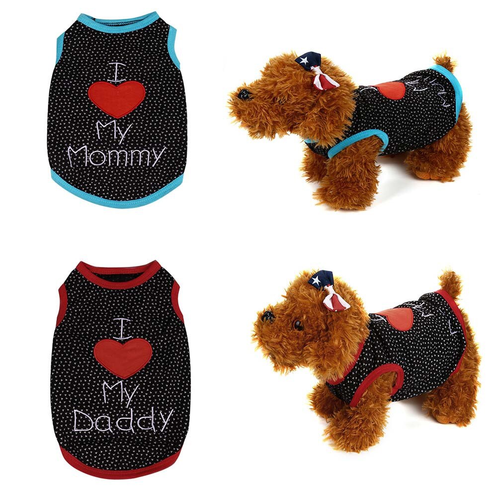 Xs/s/m/l kleine huisdier hondenkleding kostuum vest puppy kattenkleding t-shirt mouwloos mascottes huisdierkleding honden