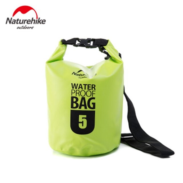Naturehike-bolsa seca impermeable de 5L, 10l, 15l, 20 litros, bolsa seca con correa para el hombro, para playa, natación, kayak, acampada