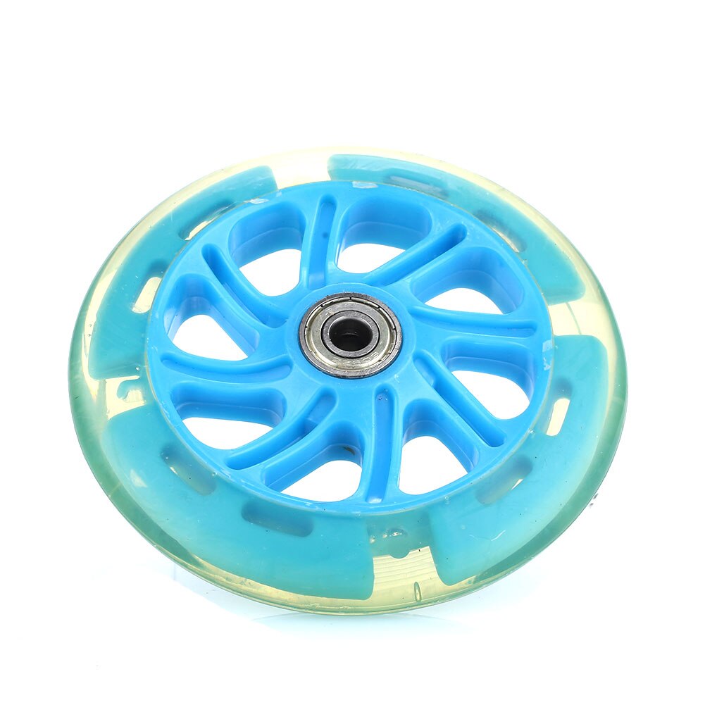 Ruedas de PU para patinete, ruedas de maleta duraderas de 120mm, 2 colores, práctica, deslizamiento de una sola deformación, Longboard