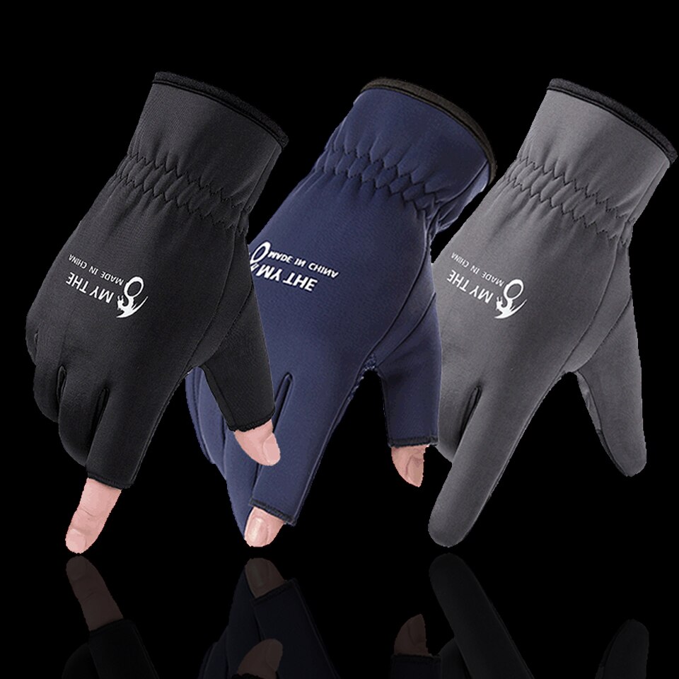 Gants imperméables antidérapants pour écran tactile, pour la pêche en hiver, durables, cyclisme, Fitness, carpe