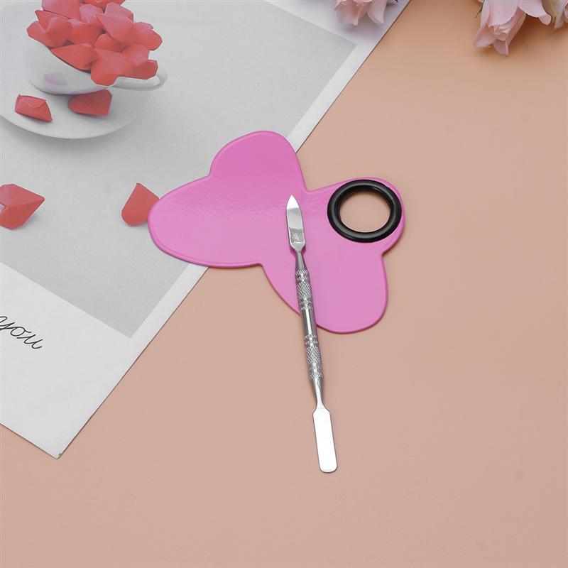 1 sæt palette praktisk sommerfugl praktisk farveblandebakke makeup palette til butik butik