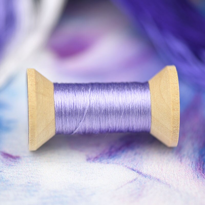Linha de bordar bordada à mão/linha de seda/linha de bordar de seda enrolada/linha de bordar de seda/carretel/luz real: 4