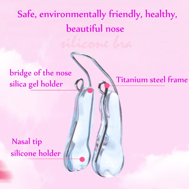 Nose Shaper Nose Up Lifting Shaping Bridge Straightening Nose Clip Face Lift Nose Up Clip Soft Silicone No Painful Beauty Tool